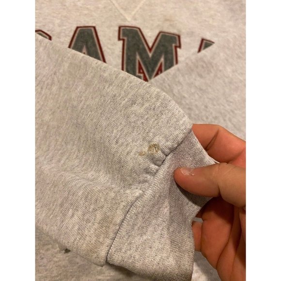 Retro Y2K Russell Athletic Alabama crimson tide arch crew neck sweatshirt Medium - Picture 6 of 14